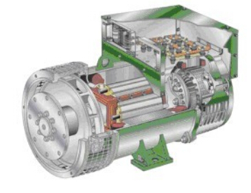 兴隆华侨农场发电机内部结构图